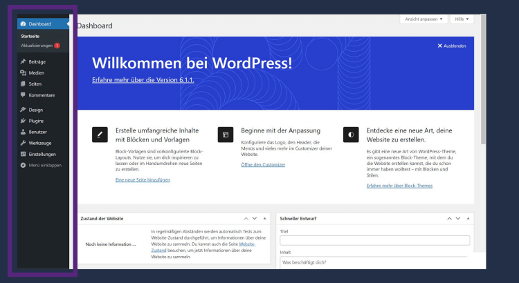 Schritt 5: Bei WordPress einloggen